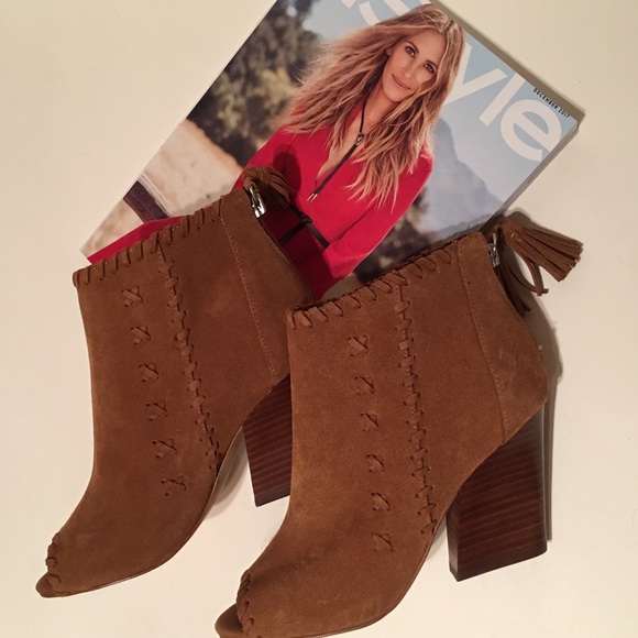 COPY - 💞HP 11/15/EUC/MarcFisher SuedePeepToe Boot/Genesa - Picture 2 of 8